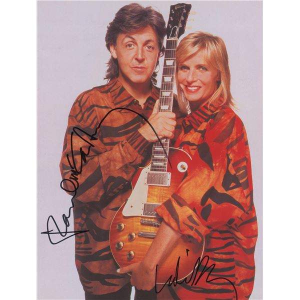 Paul McCartney signed photo. GFA Authenticated