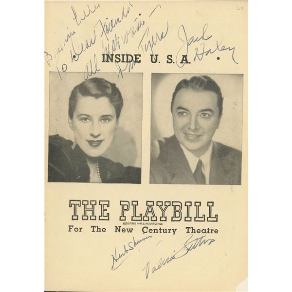 Jack Haley signed Playbill Magazine. GFA Authenticated