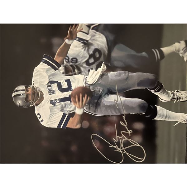 Dallas Cowboys Roger Staubach signed photo