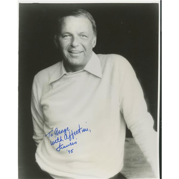 Frank Sinatra signed photo
