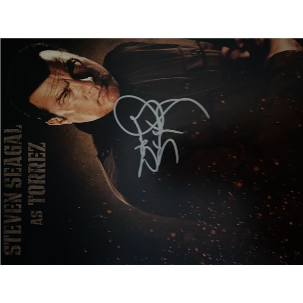 Machete Steven Seagal signed movie photo