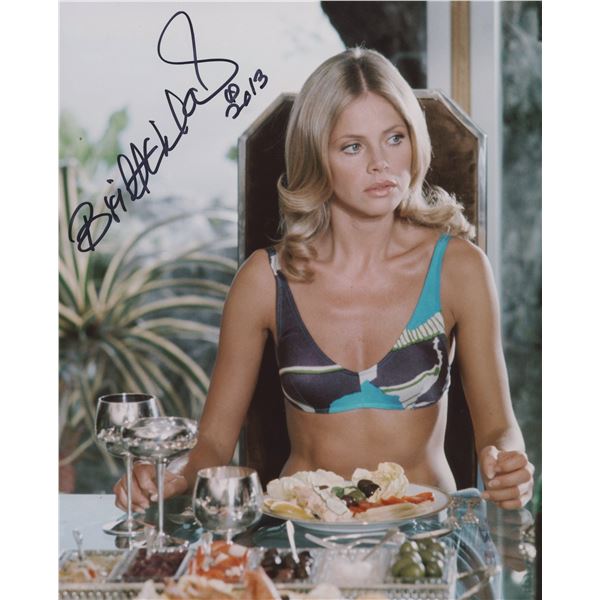 Britt Ekland signed photo