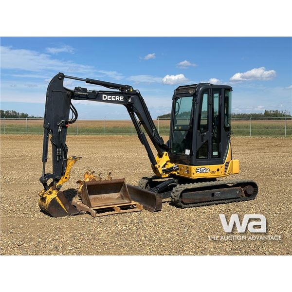 2010 JOHN DEERE 35D HYDRAULIC EXCAVATOR
