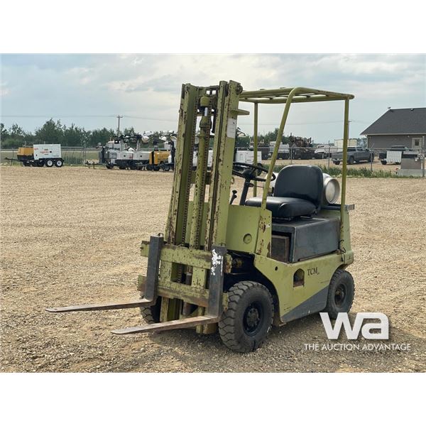 1977 TCM FG12N 1200KG FORKLIFT