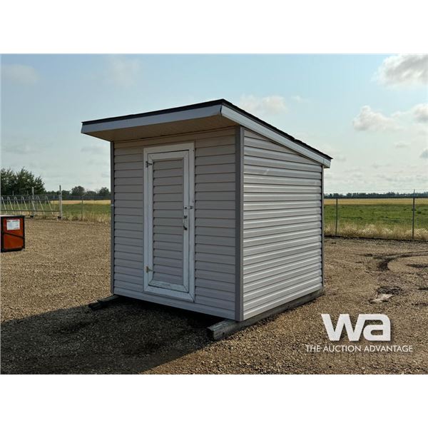 8 X 8 FT. STORAGE SHED ON SKIDS