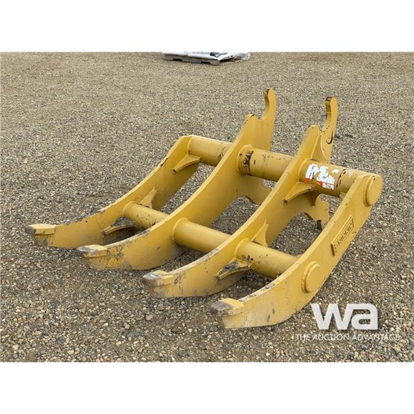 50 IN. FINNING EXCAVATOR BRUSH RAKE