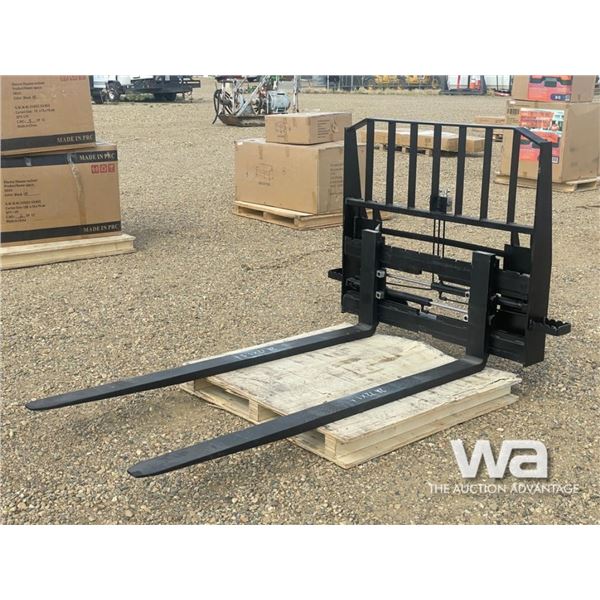 6 FT. HYDRUALIC SKID STEER PALLET FORKS