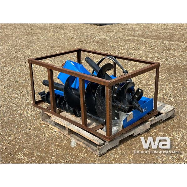 2022. HYDRAULIC SKID STEER AUGER ATTACHMENT