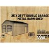 Image 8 : TMG 25 X 25 FT. METAL DOUBLE GARAGE