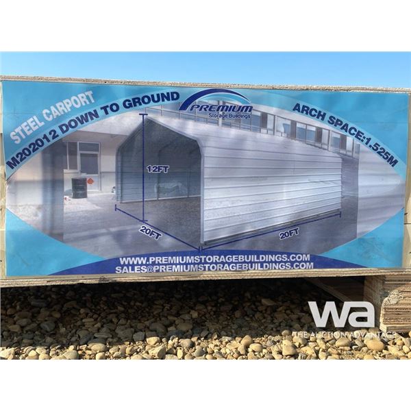 20 X 20 FT. STEEL CARPORT