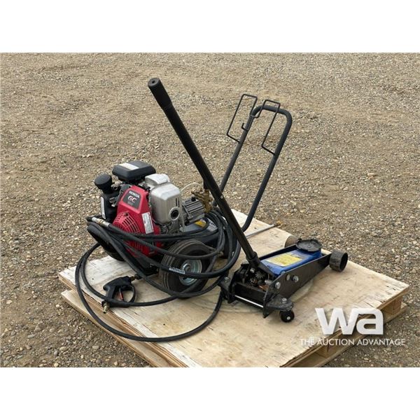 HONDA 190 PRESSURE WASHER AND JACK