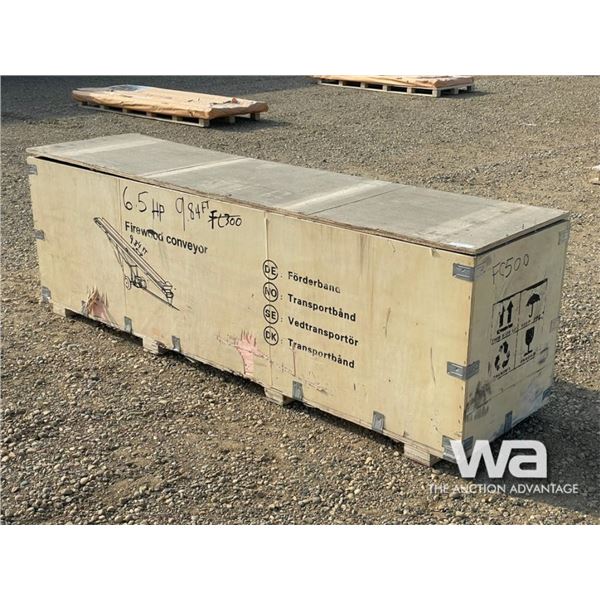 9FT. 8 IN. PORTABLE FIREWOOD CONVEYOR