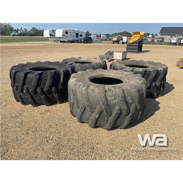 (4) FIRESTONE 35.5LB32 SKIDDER TIRES