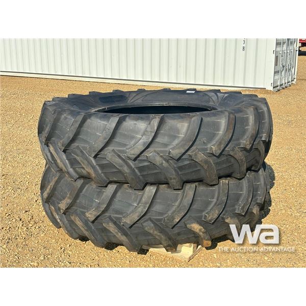 (2) TREADURA TRACTOR 20.8-38R-1 TIRES