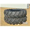 Image 1 : (2) TREADURA TRACTOR 20.8-38R-1 TIRES