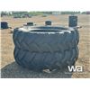 Image 3 : (2) TREADURA TRACTOR 20.8-38R-1 TIRES