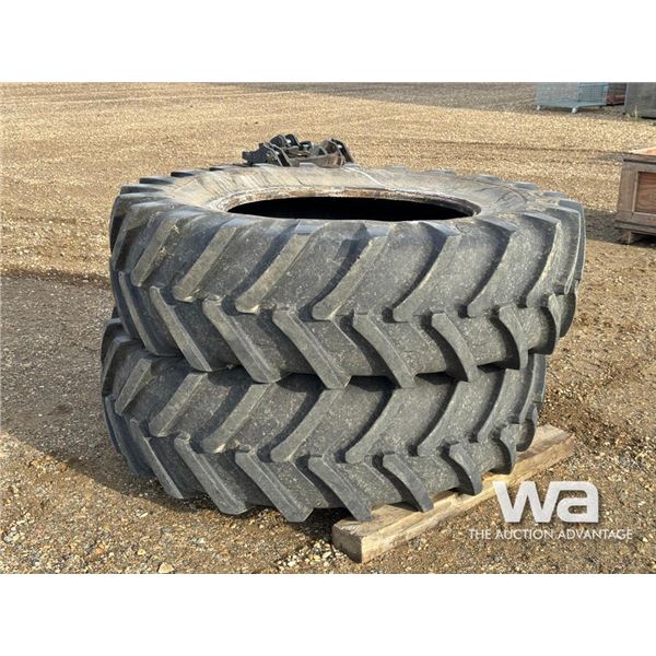 (2) MICHELIN 520/85R38 TIRES