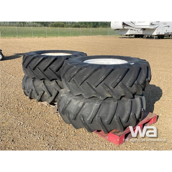 (4) 18.4-26 B.F.GOODRICH SILVERTOWN TIRES & RIMS