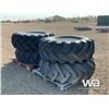 Image 3 : (4) 18.4-26 B.F.GOODRICH SILVERTOWN TIRES & RIMS