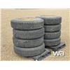 Image 2 : (8) 11R24.5 TRUCK TIRES & RIMS