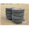 Image 3 : (8) 11R24.5 TRUCK TIRES & RIMS
