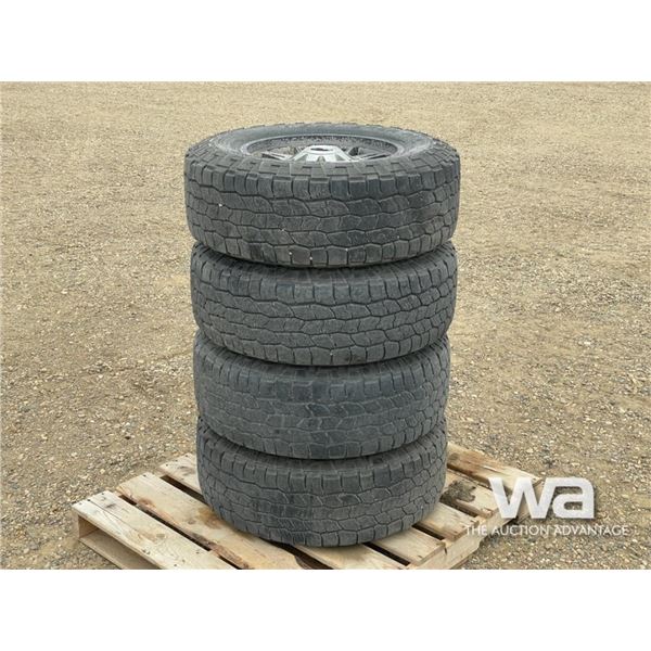 (4) COOPER LT275/70R18 TIRES & RIMS