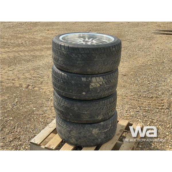 (4) EXTREME NITRO 235/40ZR18 TIRES W/ RIMS