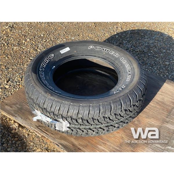(1) POWERTRAC POWER LANDER 265/70R17 TIRE