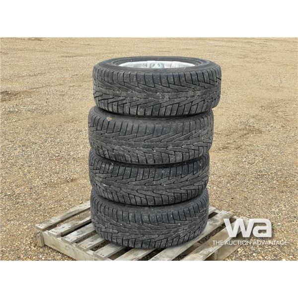 (4) HAKKAPELIITTA 265/70R17 TIRES & RIMS