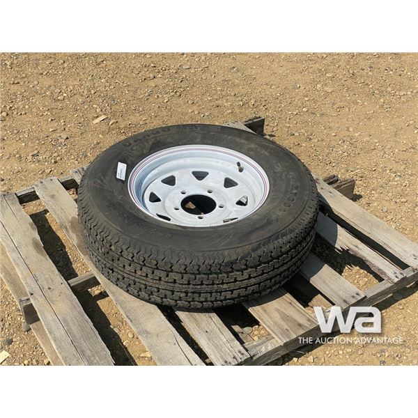 (1) CARGO MAXST225/75R15 TRAILER TIRE