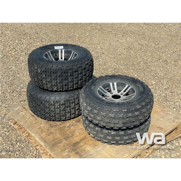 (4) SIDE BY SIDE TIRES & RIMS
