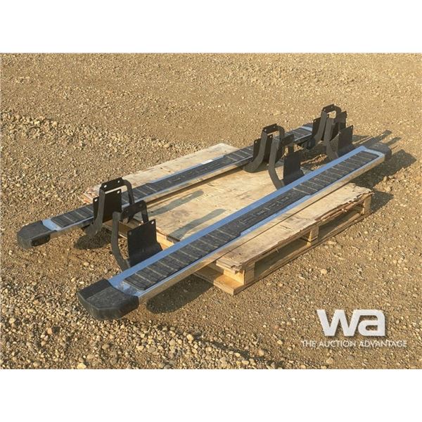 (2) 7 FT. CHROME RUNNING BOARDS