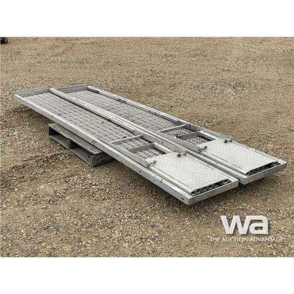 (2)  10 FT. X 9 IN. ALUMINUM RAMPS
