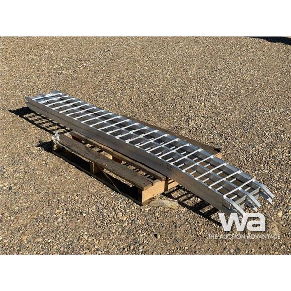 (2) 7 X 1 FT. ALUMINUM RAMPS