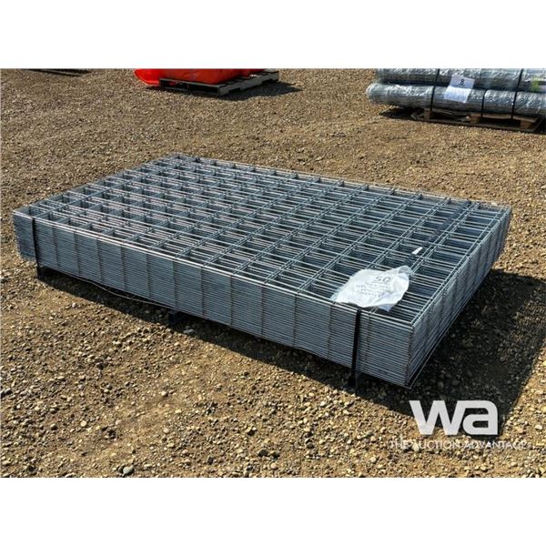 (50) WELDED WIRE FENCE PANELS