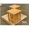 Image 2 : (2) WOODEN NIGHTSTAND TABLES
