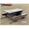 Image 4 : ROUGH SAWN LOG PICNIC TABLE