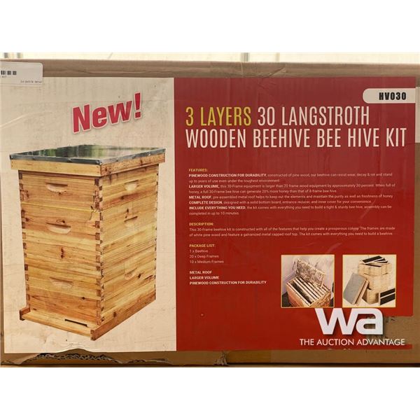 WOODEN BEEHIVE KIT