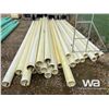 Image 3 : 6 IN. PLASTIC PIPE W/ ELBOWS & CONNECTORS