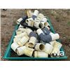 Image 9 : 6 IN. PLASTIC PIPE W/ ELBOWS & CONNECTORS