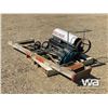 Image 1 : WOODEN STEP LADDER, (2) WEED WACKERS