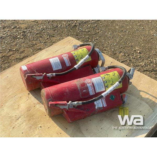 (2) 30 LB PURPLE K FIRE EXTINGUISHERS