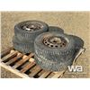 Image 1 : (4) TIRES ON RIMS