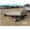 Image 4 : 14 FT. ALUMINUM FISHING BOAT W/ KARMEN TRAILER