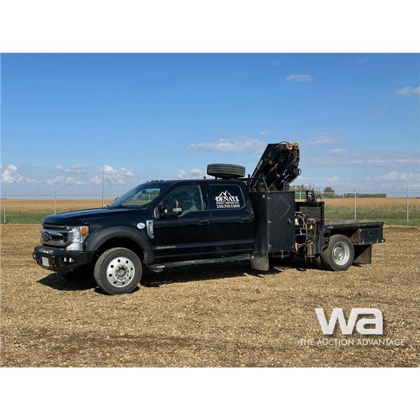 2020 FORD F-550 XLT CREW CAB BOOM TRUCK