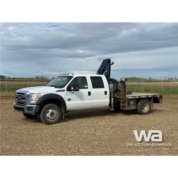 2012 FORD F550 XLT CREW CAB BOOM TRUCK