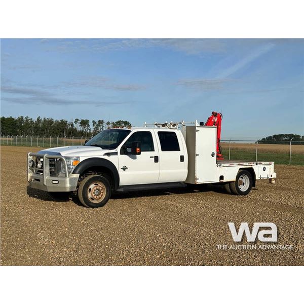 2015 FORD F-550 XLT CREW CAB BOOM TRUCK