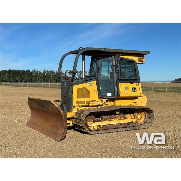 2010 JOHN DEERE 450J LGP CRAWLER DOZER
