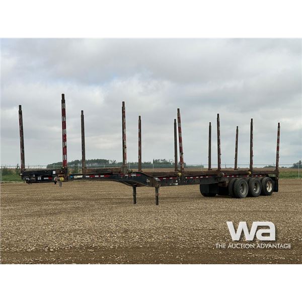 2012 DOEPKER 53 FT. TRIDEM HAYRACK LOG TRAILER