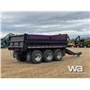 Image 4 : 2004 LOADLINE TRIDEM 17 FT PUP DUMP TRAILER